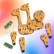 EscapeWelt 3D dřevěné puzzle Žirafa