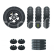 Exway Atlas Sada 160mm terénních koleček pro 4WD