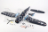 RC letadlo F4U Corsair - ARF (modrá, el. zatahovací podvozek)