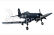 RC letadlo F4U Corsair - ARF (modrá, el. zatahovací podvozek)