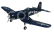 RC letadlo F4U Corsair - ARF (modrá, el. zatahovací podvozek)