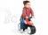 FALK - Dětské odrážedlo Baby Moto červené s gumovými koly