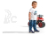 FALK - Dětské odrážedlo Moto Racing Team ride-on růžové
