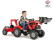 FALK - Šlapací traktor Case IH Puma 240CVX s nakladačem, rypadlem a vlečkou