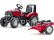 BAZAR - FALK - Šlapací traktor Case IH Puma 240CVX s vlečkou