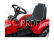 FALK - Šlapací traktor Garden Master s vlečkou červený