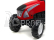 FALK - Šlapací traktor Garden Master s vlečkou červený