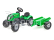 FALK - Šlapací traktor Green s vlečkou