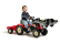 FALK - Šlapací traktor Kiddy Farm s nakladačem a vlečkou