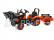 FALK - Šlapací traktor Kubota s nakladačem a vlečkou
