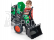 FALK - Šlapací traktor Supercharger s nakladačem a vlečkou zelený