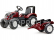 FALK - Šlapací traktor Valtra S4 s vlečkou