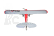 RC letadlo Funky Cub 1,8m, červená
