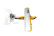 RC letadlo Funky Cub 1,8m, žlutá