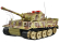 RC German Tiger 1:24 - 27cm - infra střely