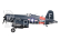 RC letadlo Giant F4UCorsair EPP 1700mm ARF (modrá verze)