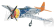 Giant P-47 Thunderbolt 40-60ccm 2160mm ARF