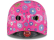 Globber - Dětská přilba Elite Lights Deep Pink Flower XS/S