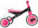 Globber - Tříkolka / odrážedlo Learning Trike Fuchsia pink