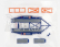 Gmp Accessories Carrello Trasporto Auto 2-assi - Car Transporter Trailer Lubricants 76 1:43 Modrá Oranžová Šedá