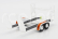 Gmp Accessories Carrello Trasporto Auto 2-assi - Car Transporter Trailer Ycid 1:18 Červená Stříbrná
