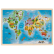 Goki Dřevěné puzzle Mapa světa
