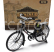 Golden wheel models Bicicletta Woman Classic Bicycle 1:10 Black