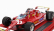 Gp-replicas Ferrari F1  126cx Comprex Turbo N 27 Usa Ovest Long Beach Gp (with Pilot Figure) 1981 G.villeneuve - Con Vetrina - With Showcase 1:18 Red