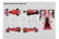 Gp-replicas Ferrari F1  F310b Team Scuderia Ferrari Marlboro N 5 Winner Canada Gp 1997 Michael Schumacher - Con Vetrina - With Showcase 1:18 Červená Bílá