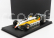 Gp-replicas Renault F1  Re30b V6 Turbo Team Renault Elf N 15 Season 1982 Alain Prost - Con Vetrina - With Showcase 1:18 Bílá Žlutá Černá