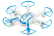 RC dron Gravit Hexa Micro Multicopter, mód 2