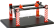 Greenlight Accessories Firestone Garage Set Officina - Ponte Sollevatore Auto - Four Post Lift 1:64 Červená Bílá