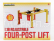 Greenlight Accessories Shell Garage Set Officina - Ponte Sollevatore Auto - Four Post Lift 1:18 Žlutá Červená