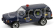 Greenlight Jeep Cherokee Michigan State Police 2001 1:64 Blue