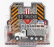 Greenlight Mack Granite Dump Truck Sněžný plus 2019 1:64, stříbrná