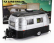 Greenlight Trailer Roulotte Caravan Airstream Bambi 1960 1:24 Černá Stříbrná