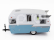 Greenlight Trailer Shasta Airflyte 15 Roulotte 1961 1:24 Světle Modrá Bílá