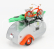 Greenlight Trailer Teardrop With Bicycle And Kayak Boat Roulotte 1960 1:24 Stříbrná Červená Zelená