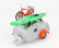 Greenlight Trailer Teardrop With Bicycle And Kayak Boat Roulotte 1960 1:24 Stříbrná Červená Zelená