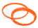 Heavy Duty Wheel Bead Lock Rings Orange/F. 2 Wheel