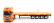 Herpa Iveco fiat S-way 6x2 Truck Rimorchio Pianale 2021 1:87 Orange