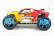 Himoto Truggy 1/16 RTR 2,4GHz Brushless - červená