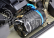 Hliníkový černý držák větráčku pro 1/8 Buggy