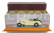 Ilario-model Mercedes benz 540k Sn154084 Sindelfingen Cabriolet A Open 1936 1:43 Žlutá