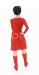 Infinite statue Figures Fantozzi - La Signorina Silvani - Ragioniere , Mi Seduchi! 1:18 Red