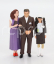 Infinite statue Figures Set 3x Famiglia Fantozzi - Ragioniere Ugo Fantozzi - Signora Pina - Mariangela 1:18 Různé