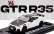 Inno-models Nissan Gt-r (r35) Nismo Coupe 2016 1:64 Bílá Černá