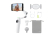 Insta360 Flow 2 Pro Creator Kit (bílá)