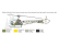 Italeri Bell OH-13 Sioux Corean War (1:48)