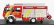 Ixo-models Mercedes benz Lf16/12 Hasičský vůz Hannover 1995 1:43, červená